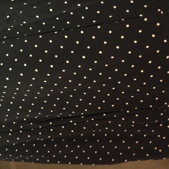 Vintage Escada 100% silk dress, sz 38 below the knee polka dot - Picture 9 of 11